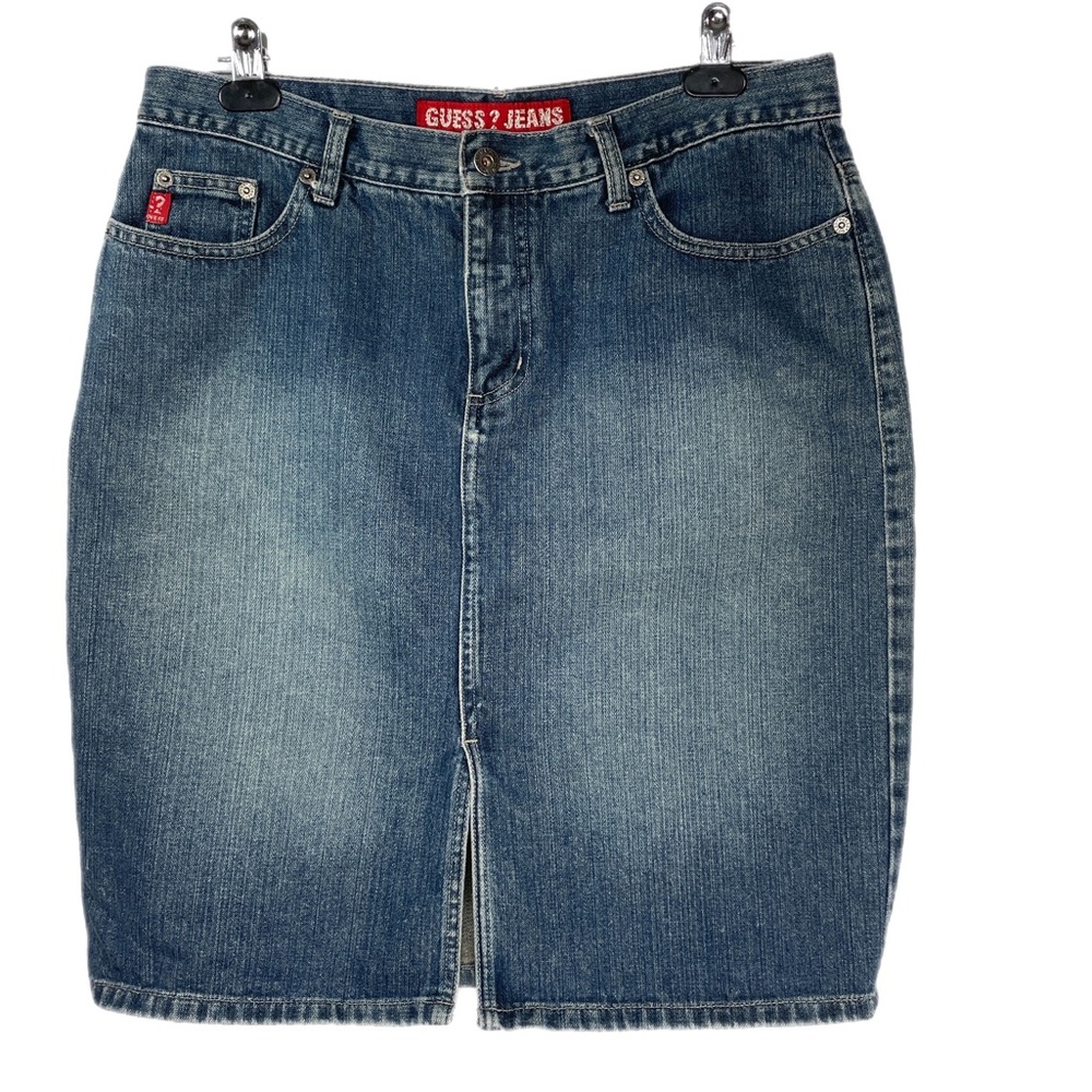 Vintage Guess Denim Skirt Size 30